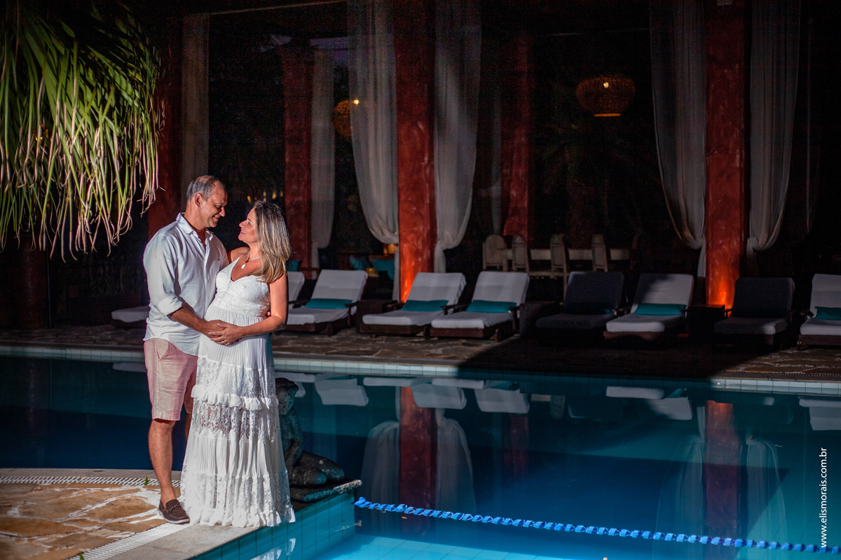 Ensaio fotográfico gestante no Hotel Pedra da Laguna em Búzios - RJ