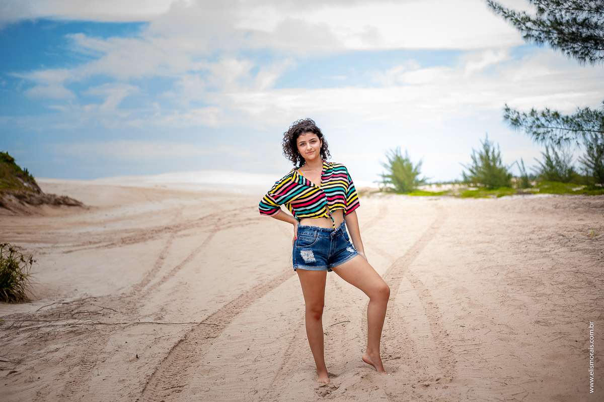 ensaio fotográfico de 15 anos nas Dunas em Cabo Frio - RJ