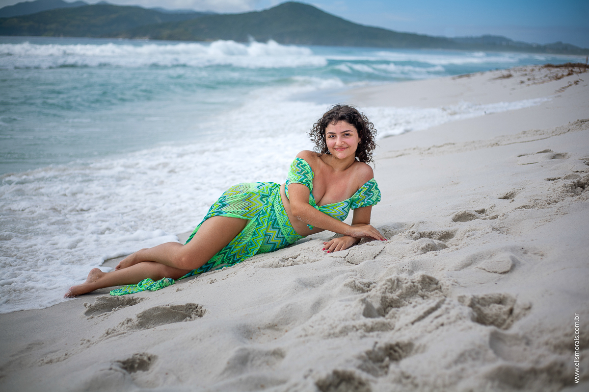 ensaio fotográfico de 15 anos na Praia do Foguete em Cabo Frio - RJ