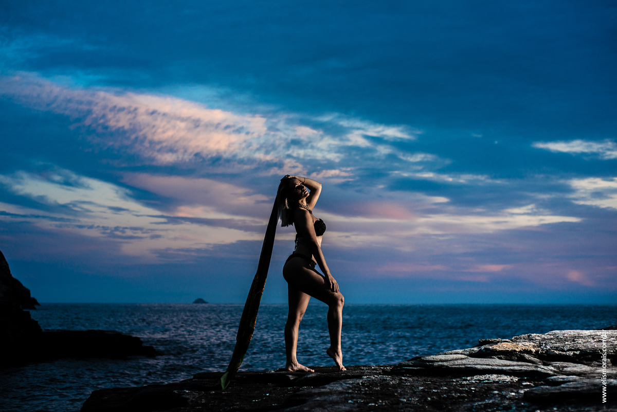 ensaio fotográfico feminino na Praia da Foca em Búzios - RJ