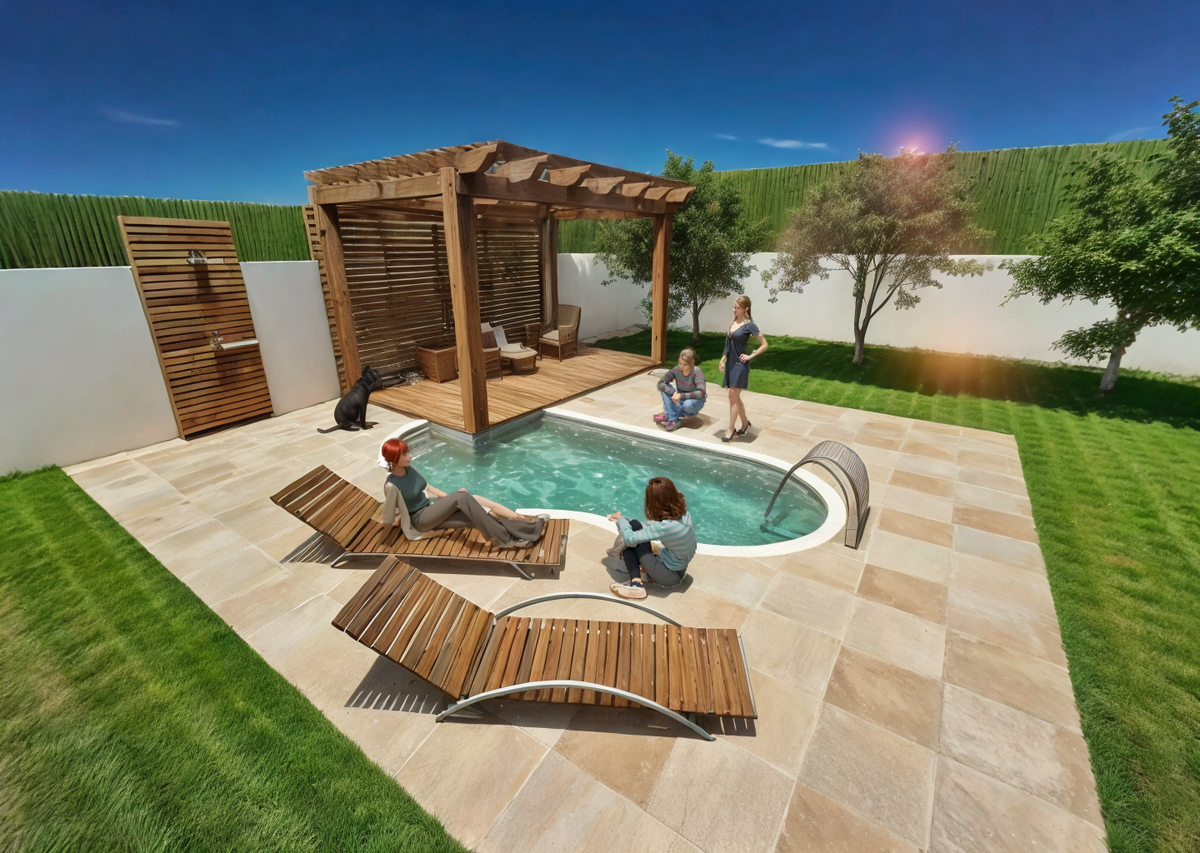 Área externa de lazer