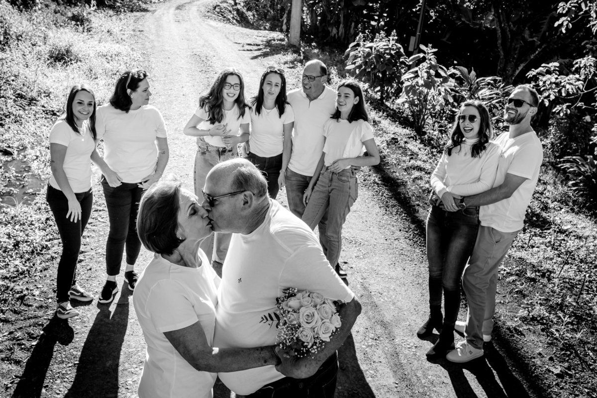 Bodas de Ouro - Fotografia de Bodas de Ouro - Ensaio de família - fotografia de família em Encantado RS e Muçum