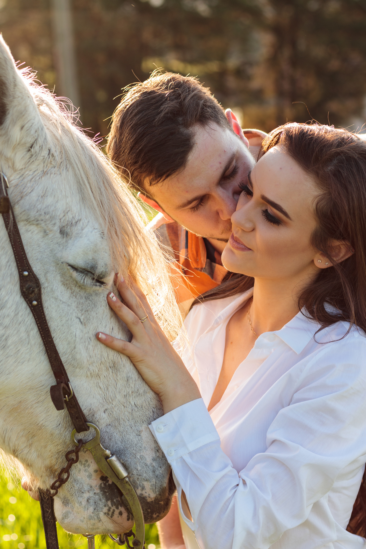 Fotografia de casal Ensaio fotográfico de casal com cavalo em Soledade RS com a fotógrafa Vanessa Cristina Fotografia