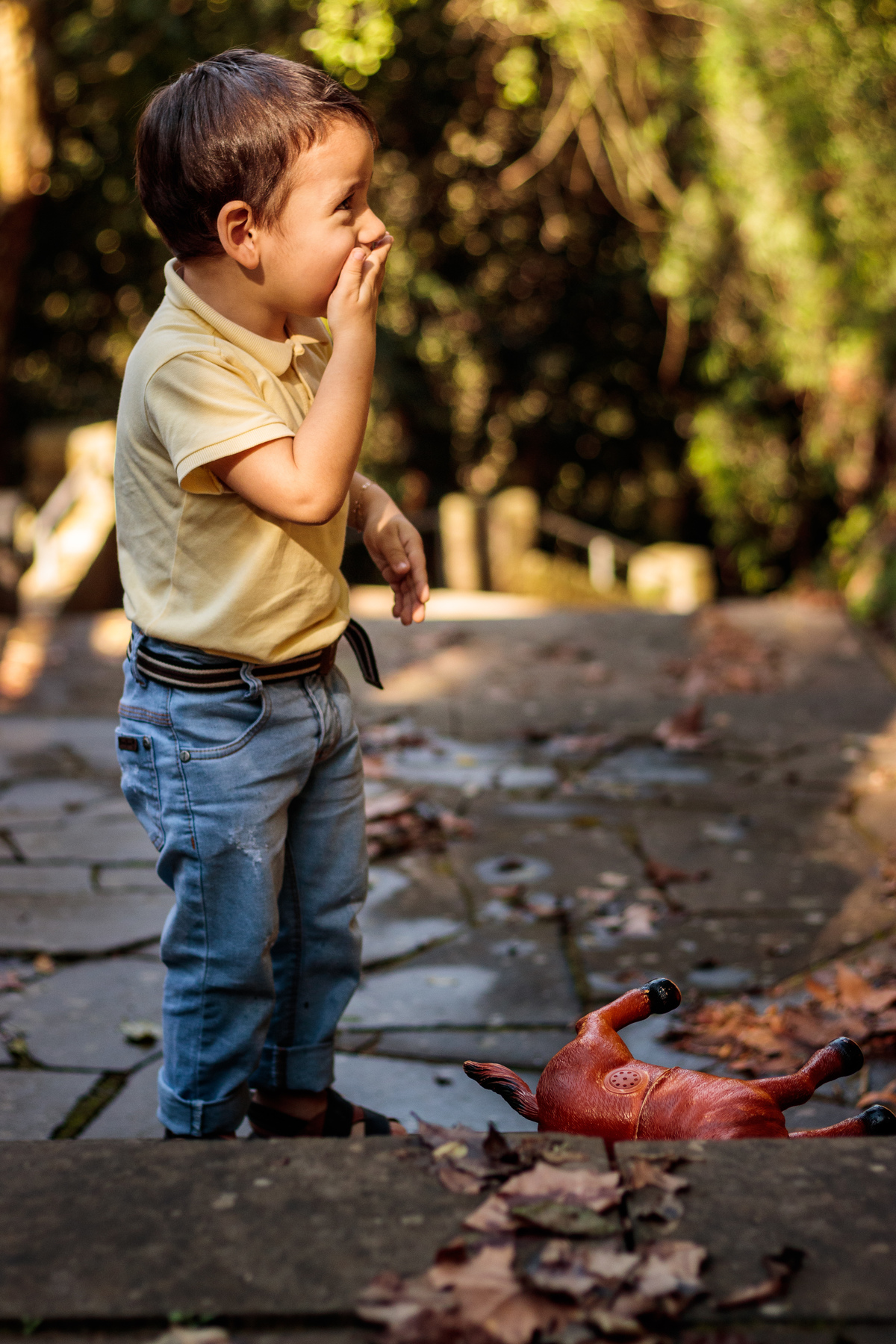 Fotografia infantil Ensaio fotográfico infantil em Doutor Ricardo na Gruta de Nossa Senhora de Lourdes com a fotógrafa Vanessa Cristina Fotografia