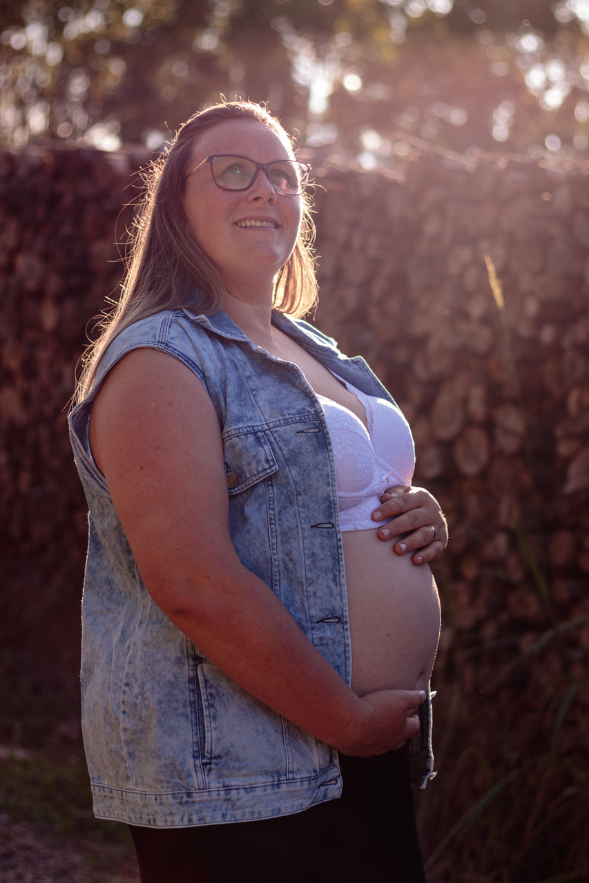 Ensaio fotográfico de gestante em Putinga com a fotógrafa Vanessa Cristina Fotografia
