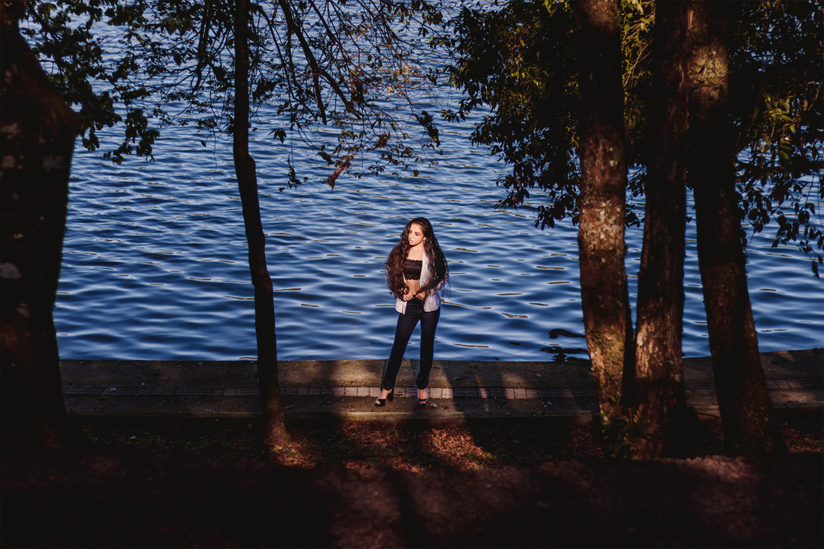 Ensaio de 15 anos - Book de 15 anos - Fotografia de 15 anos com a fotógrafa de Encantado Vanessa Cristina Fotografia - Ensaio realizado na Lagoa da Garibaldi