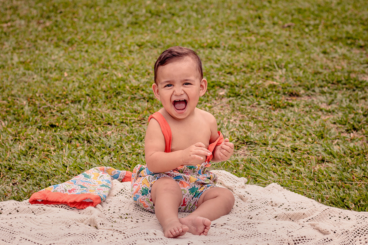 Ensaio Smash the cake - 1 aninho - fotografia infantil - fotografia de família - Ensaio de família - Vanessa Cristina Fotografia na Lagoa da Garibaldi em Encantado / RS