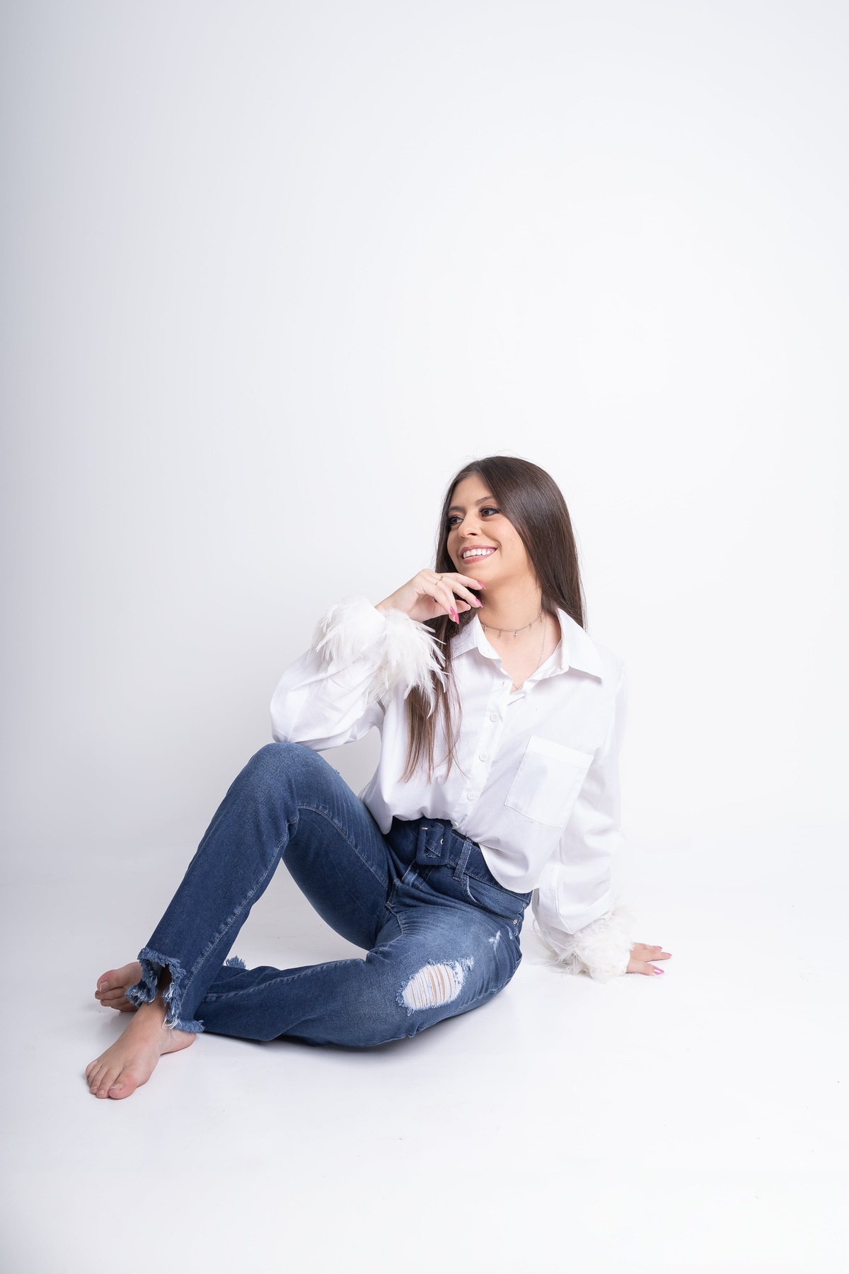 Ensaio feminino em estudio. Fotografo em londrina especializado em ensaios de bebes e crianças. Momento registrado pela fotografa Giscellayne