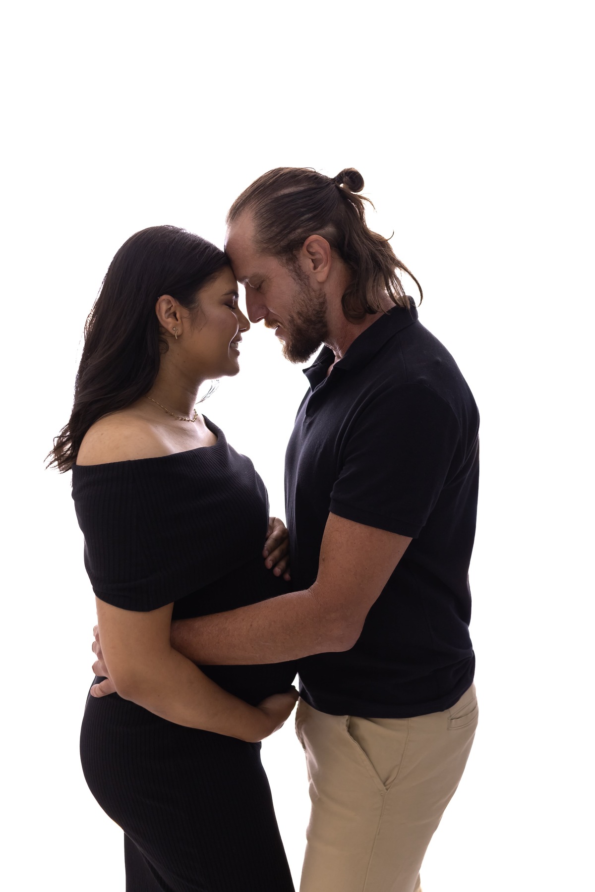 Ensaio de gestante em estudio. Fotografo em londrina especializado em ensaios de bebes e crianças. Momento registrado pela fotografa Giscellayne.