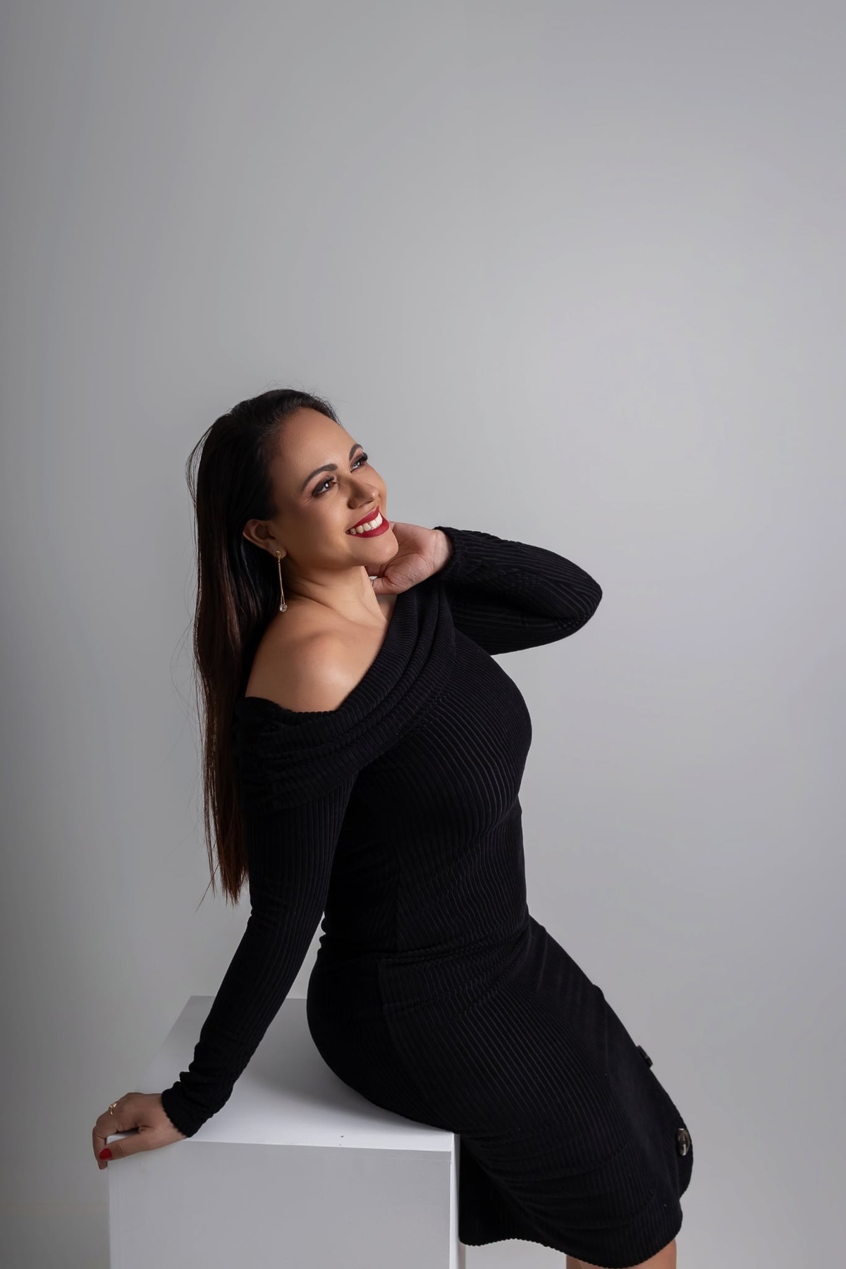 Ensaio feminino em estúdio. Fotografo em Londrina especializado em ensaios de bebes, família e crianças. Momento registrado pela fotografa Giscellayne.