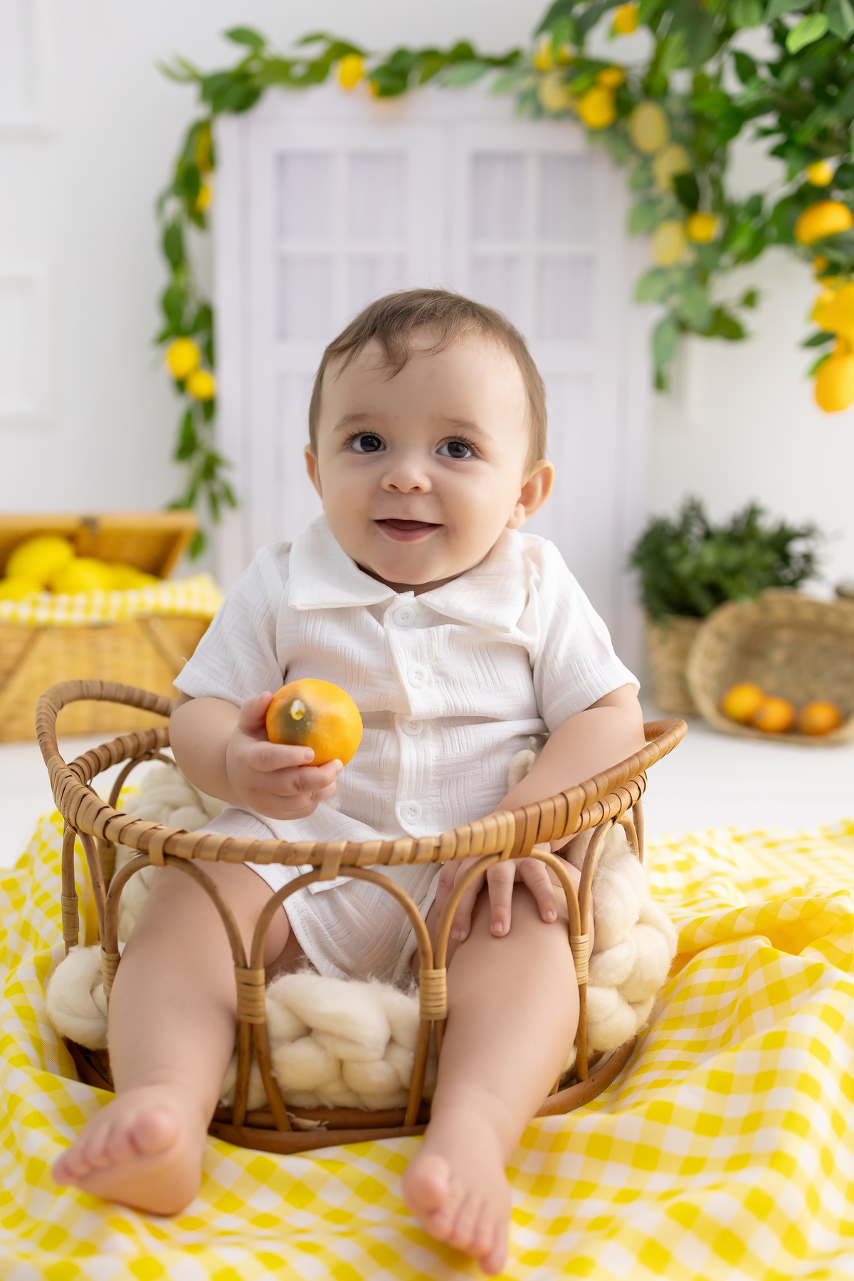 Ensaio de acompanhamento do bebê, mesversário. com direto a banho de leite e limões. Ensaio de 8 meses.. fotografo em londrina especializado em ensaios de bebês.