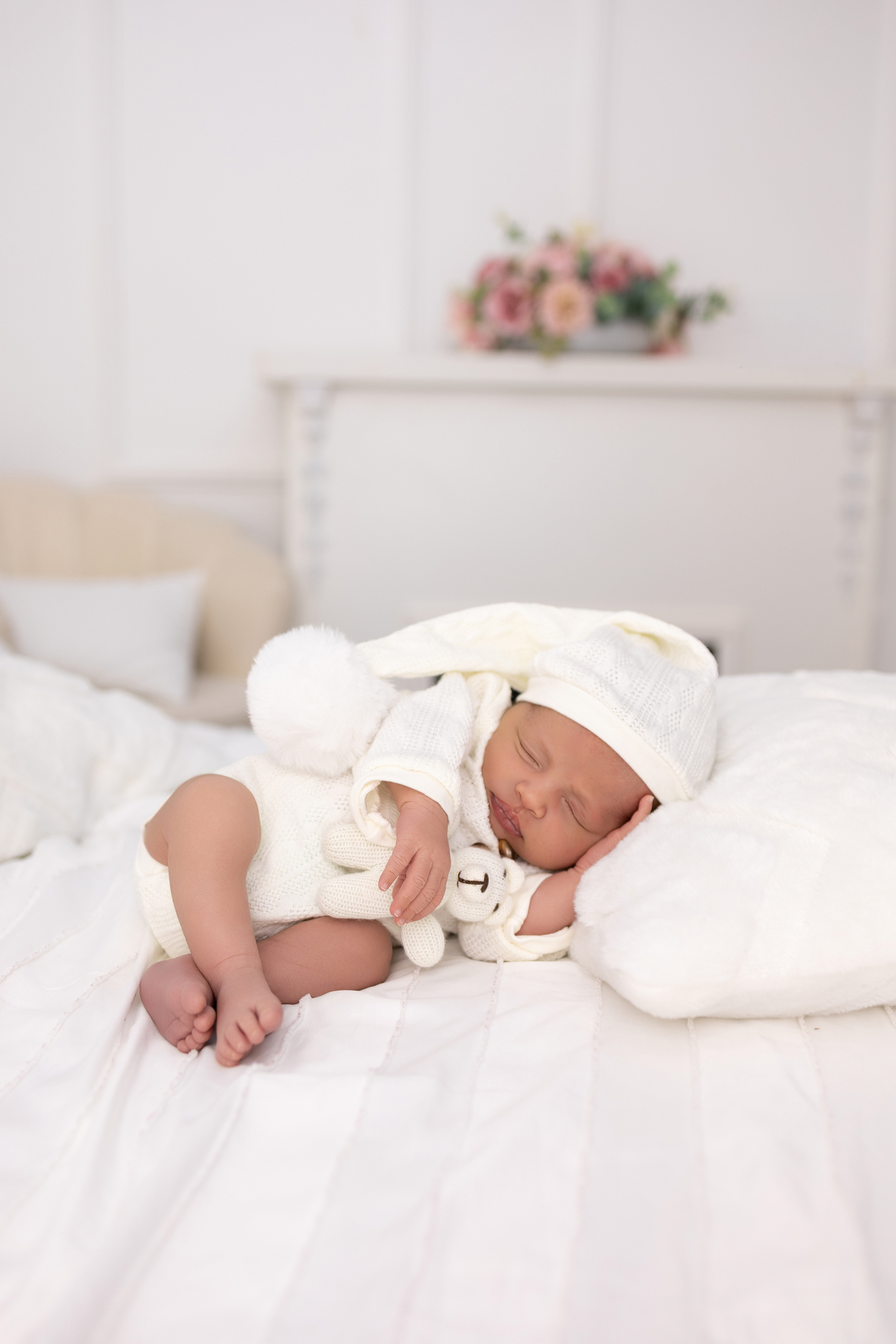 Ensaio Newborn natural do Murilo, ensaio em estúdio em Londrina-pr, fotografa especializada em ensaios em família.