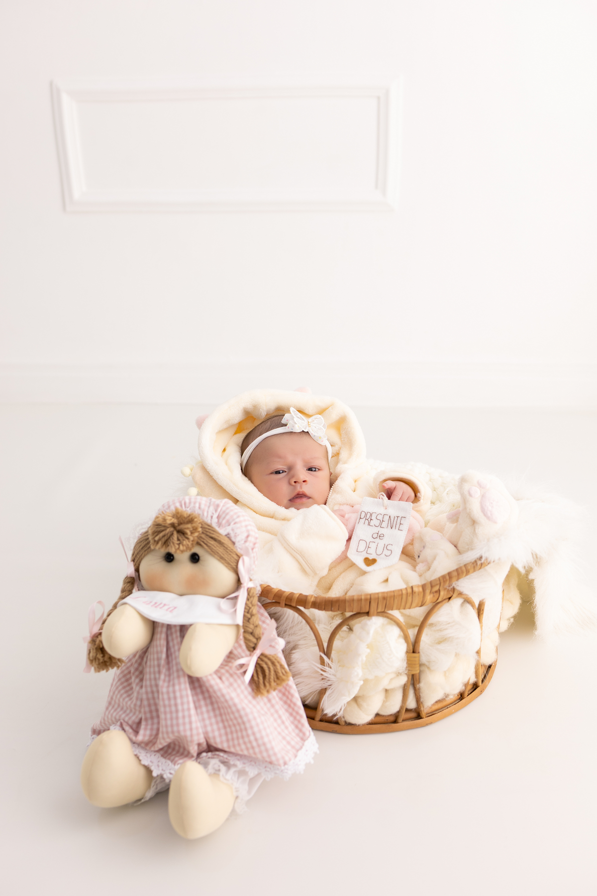 Ensaio Newborn natural da Laura, ensaio em estúdio em Londrina-pr, fotografa especializada em ensaios de bebês em família.