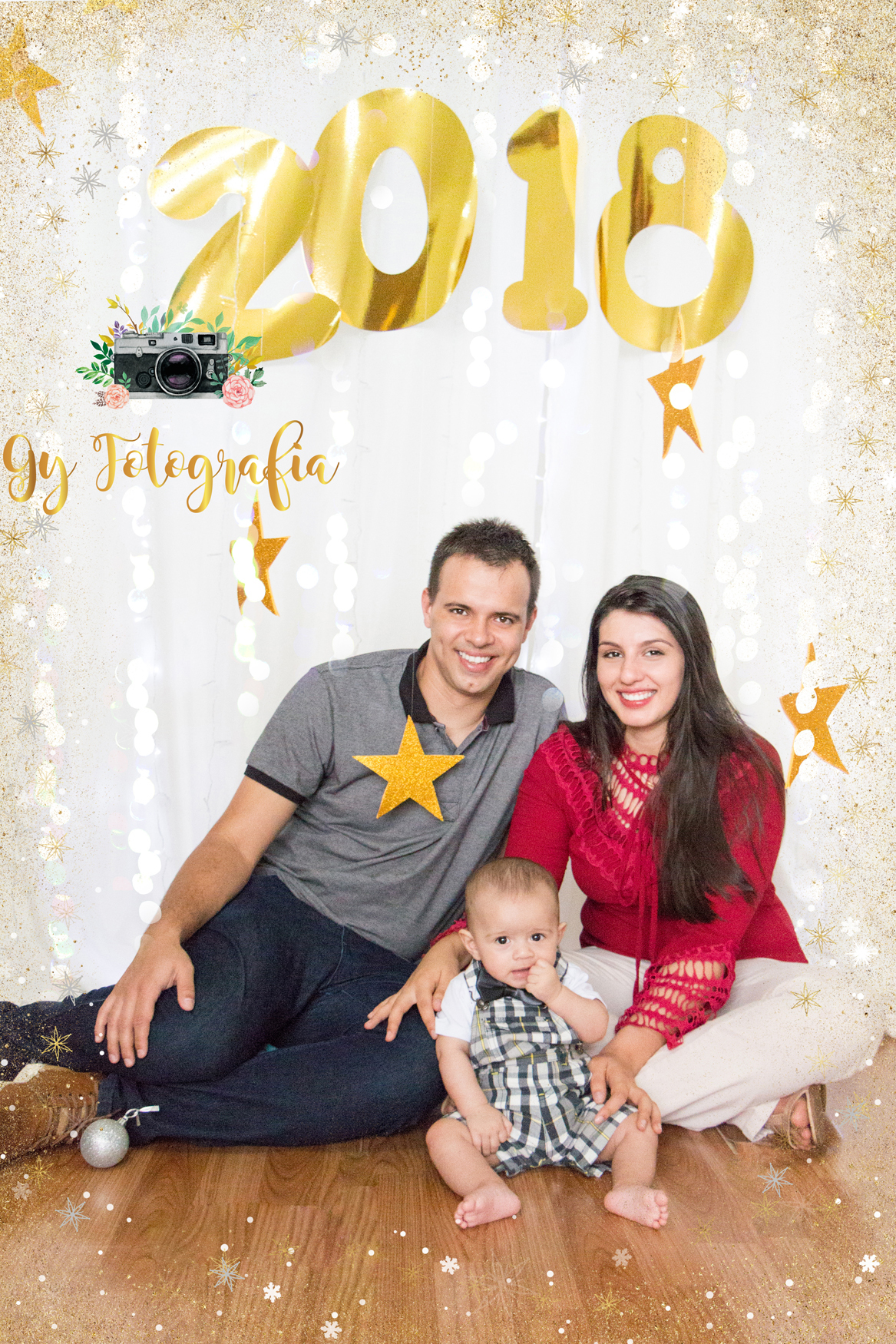 mini ensaio de natal e ano novo em estudio em londrina, fotografo em londrina