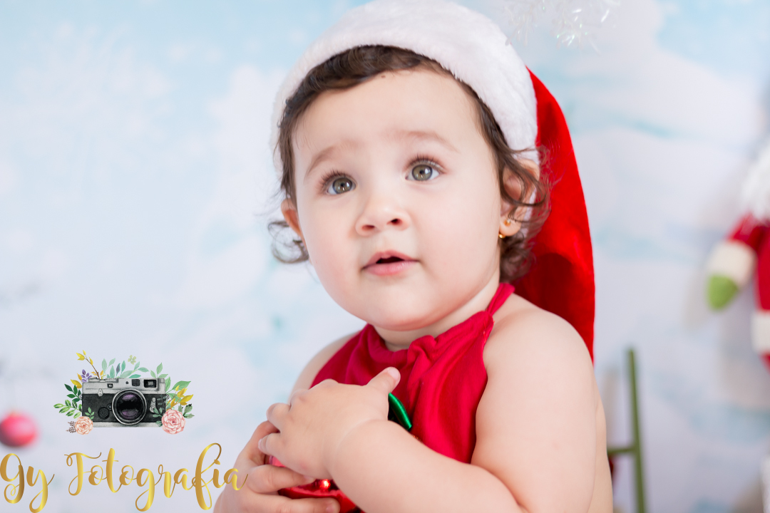 fotografo em londrina, mini ensaio de natal em estúdio, fotografa especializada em ensaios de gesntate, bebês e crianças