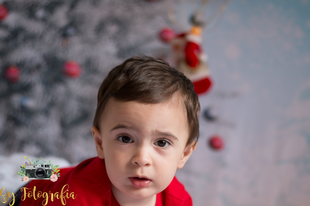um olhar curioooso! Mini ensaio de natal, momento registrado pela Giscellayne | Gy Fotografia, fotografo em londrina, especializada em ensaios fotográficos de família, bebes, gestantes e crianças.