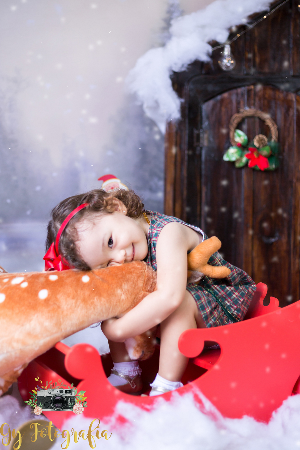 uma mor pelos animais! Mini ensaio de natal, fotografo em londrina, momento registrado pela fotografa Giscellayne | Gy fotografia, fotógrafa especializada em ensaios de bebes, crianças e gestantes.