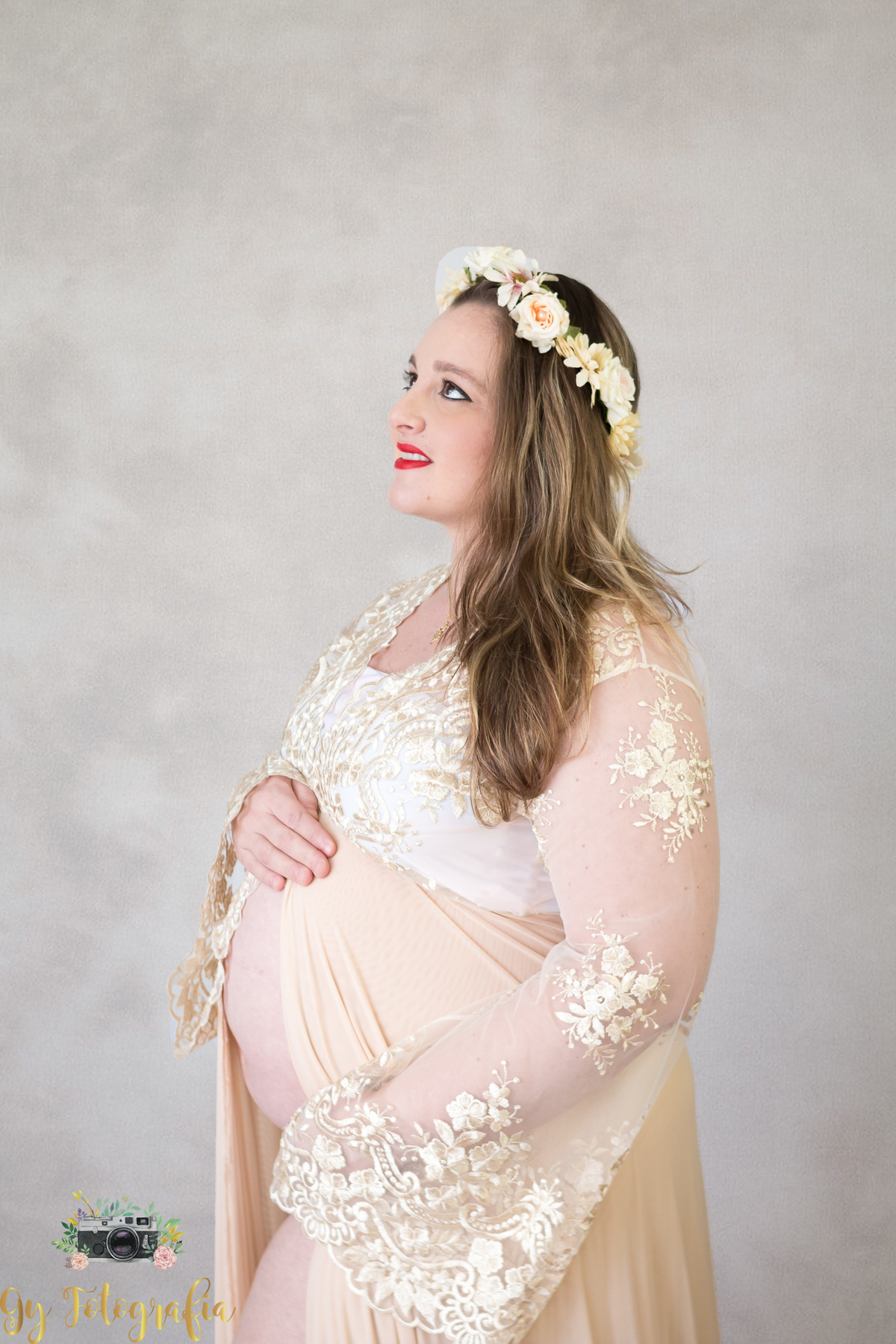 
Anesaio de gestante em estudio! Fotografa em Londrina.