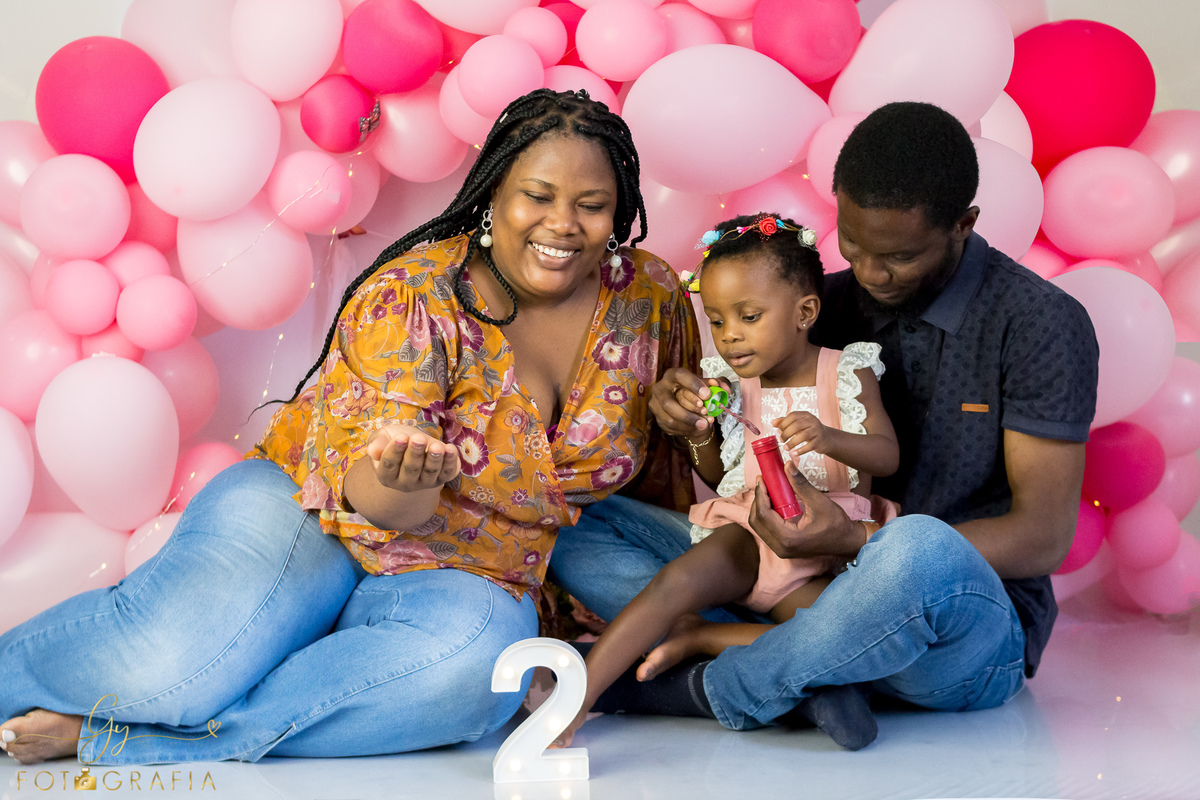 Smash the cake de 2 anos. Fotografo em Londrina