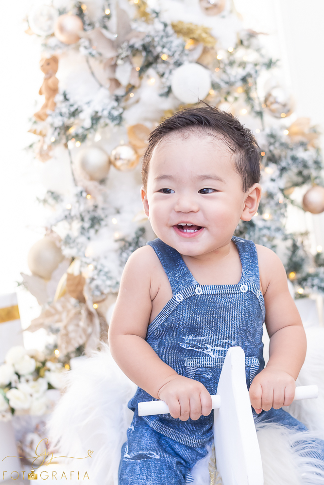 Ensaio de natal em estúdio. Fotógrafo em londrina especializado em ensaios de bebês e crianças. Momento registrado pela fotógrafa Giscellayne- Gy fotografia.