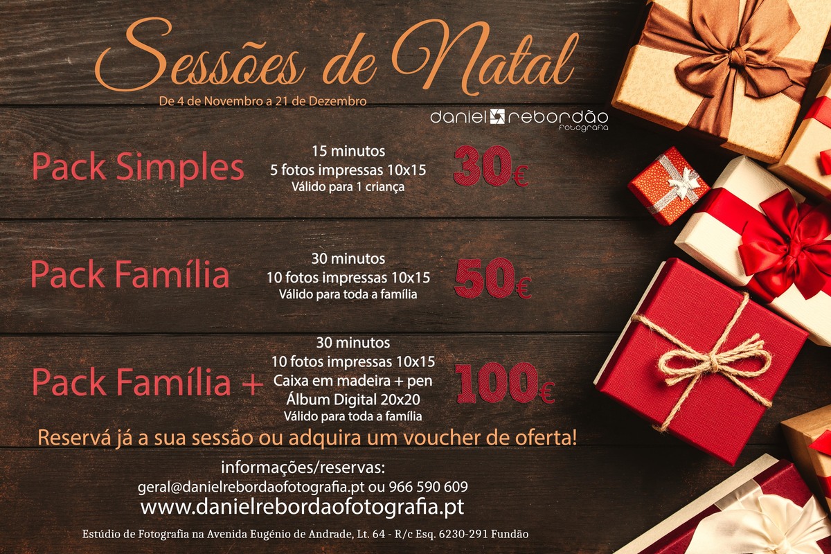 Imagem capa - Sessões de Natal 2019 por Daniel Rebordão