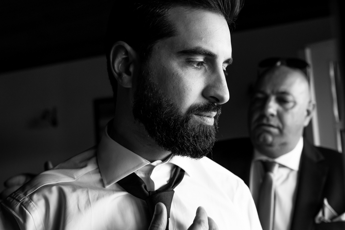 preparação do noivo