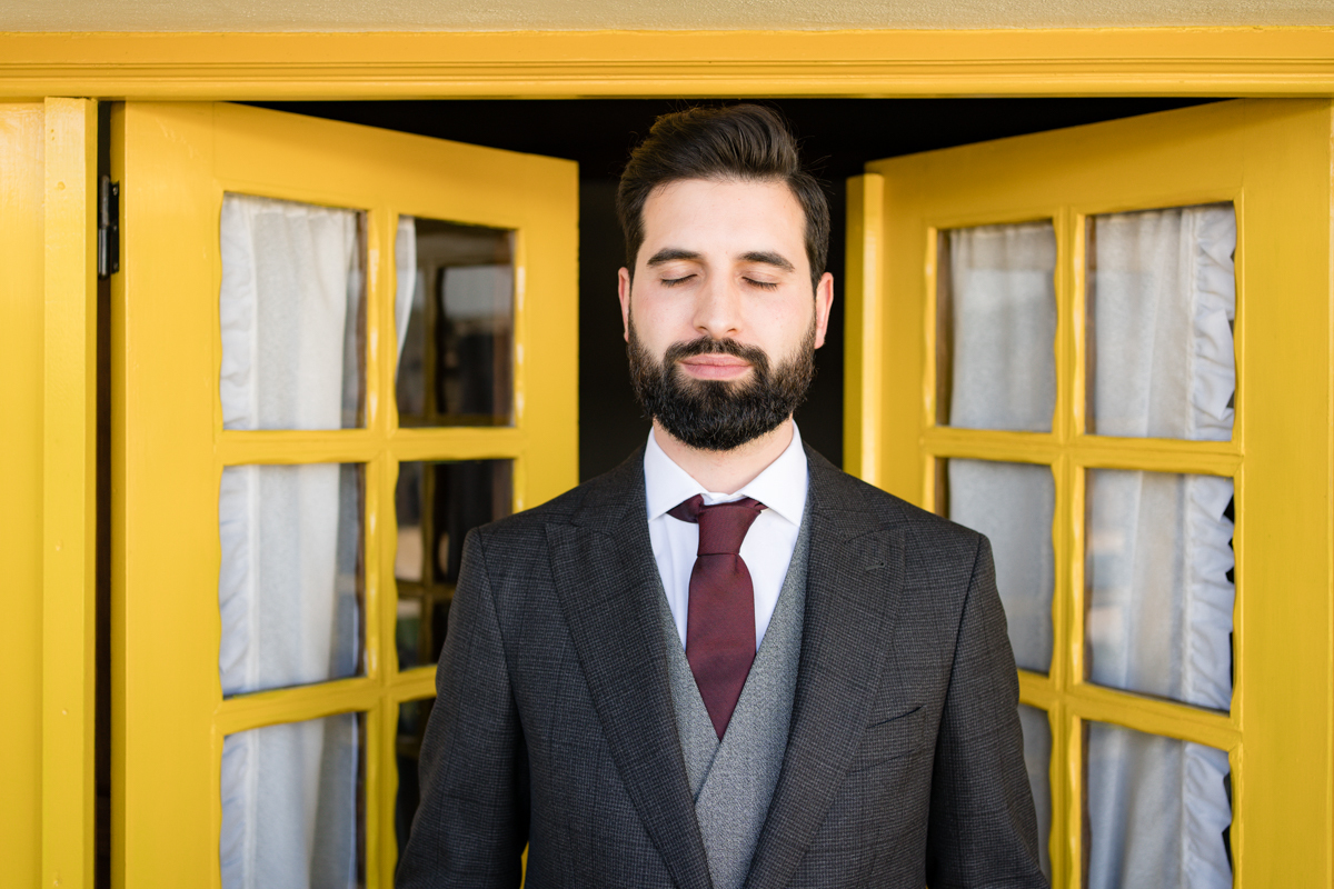 preparação do noivo