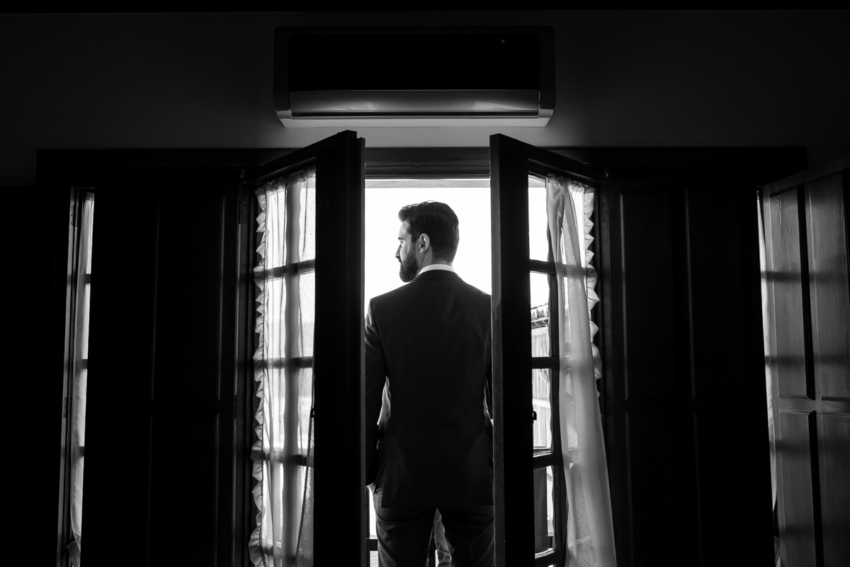 preparação do noivo