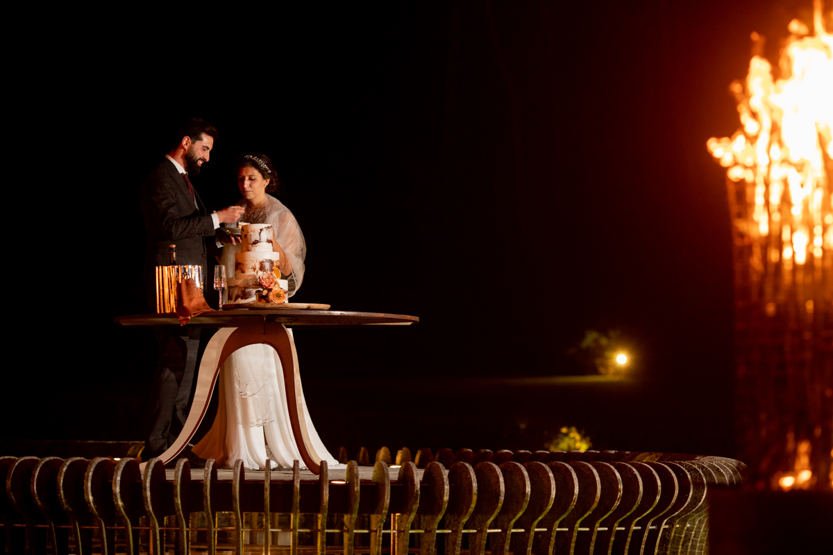 solar da levada - corte do bolo