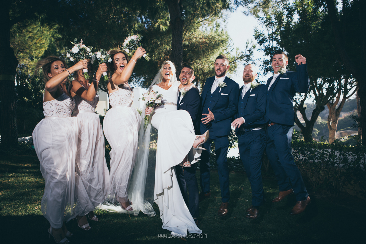 bridal party photos