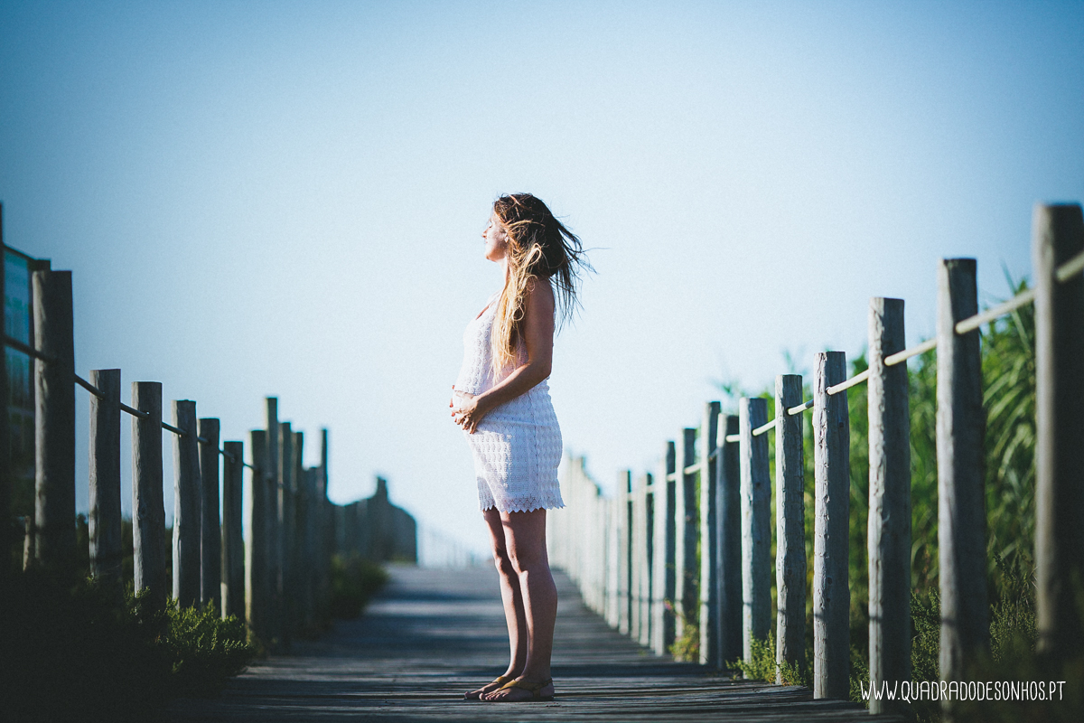 sessão de gravida exterior