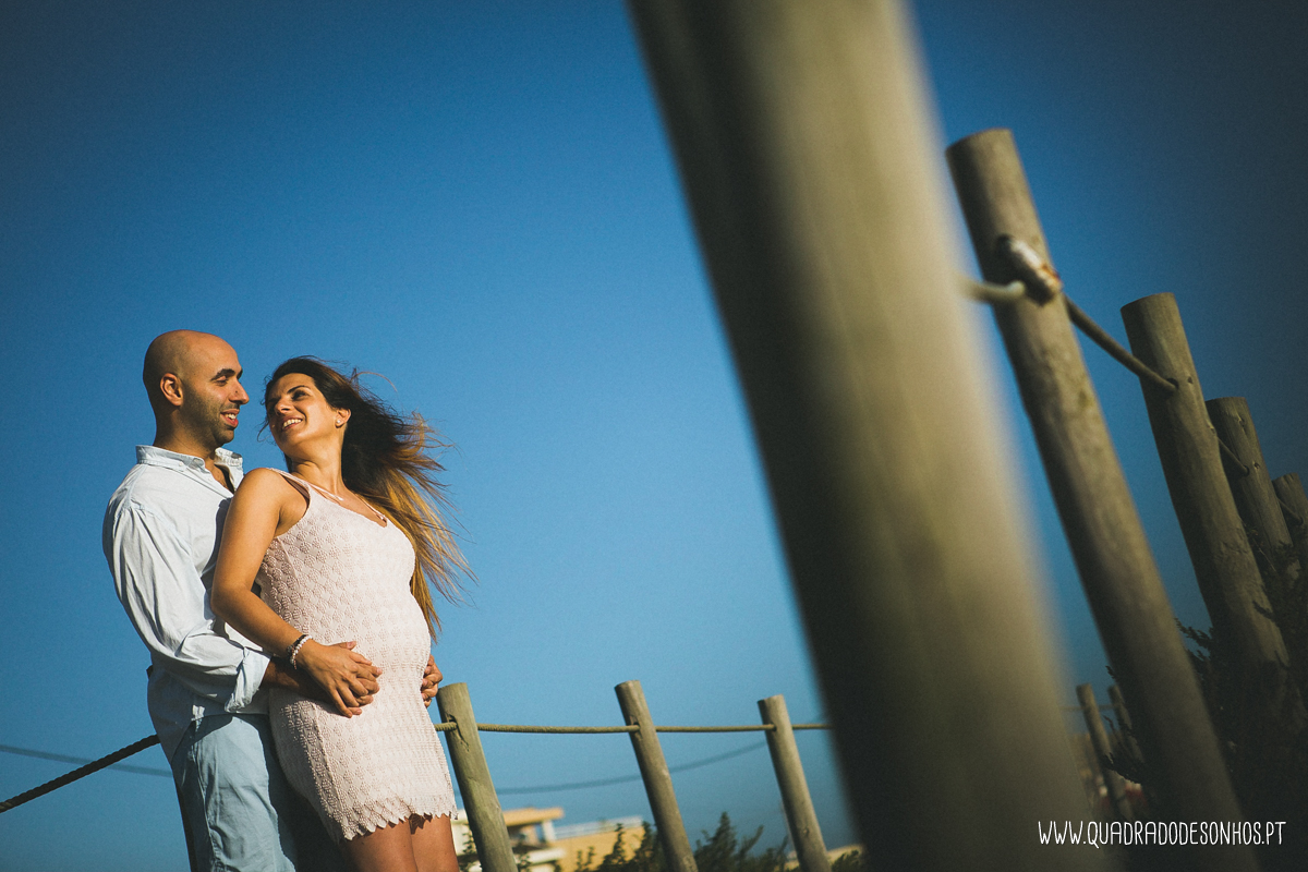 sessão de gravida exterior