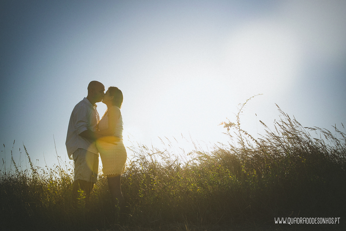 sessão de gravida exterior