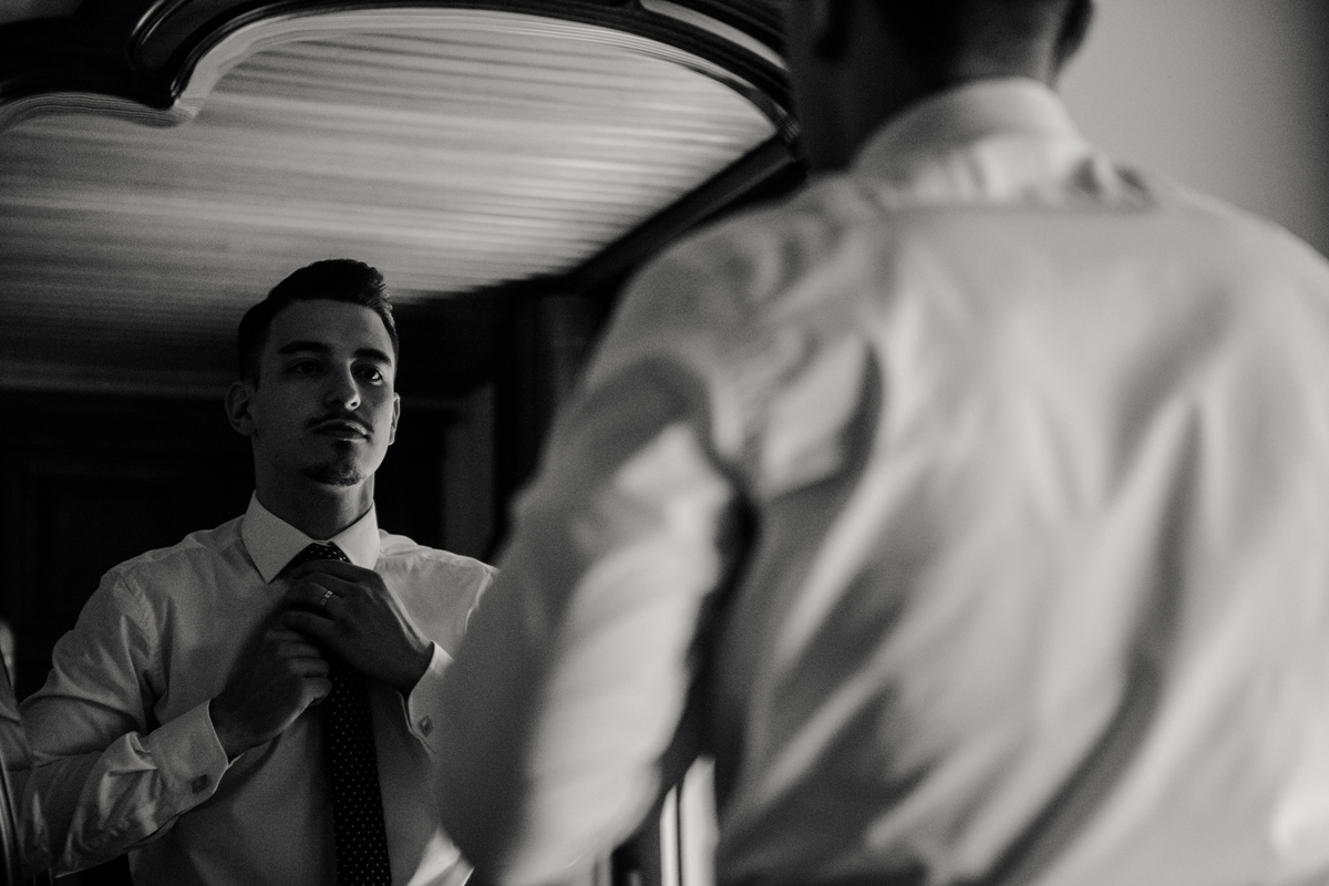 preparação do noivo, fato de noivo