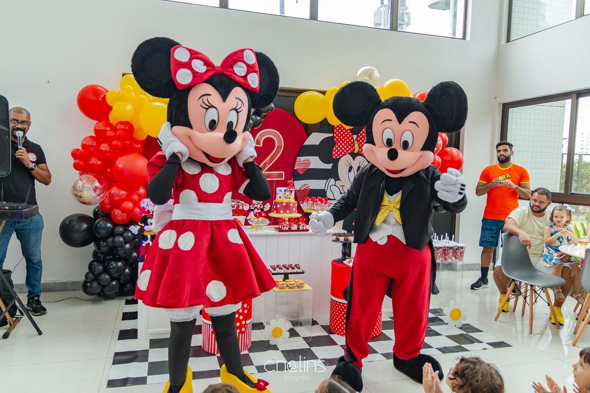 Minnie e Mickey Mouse