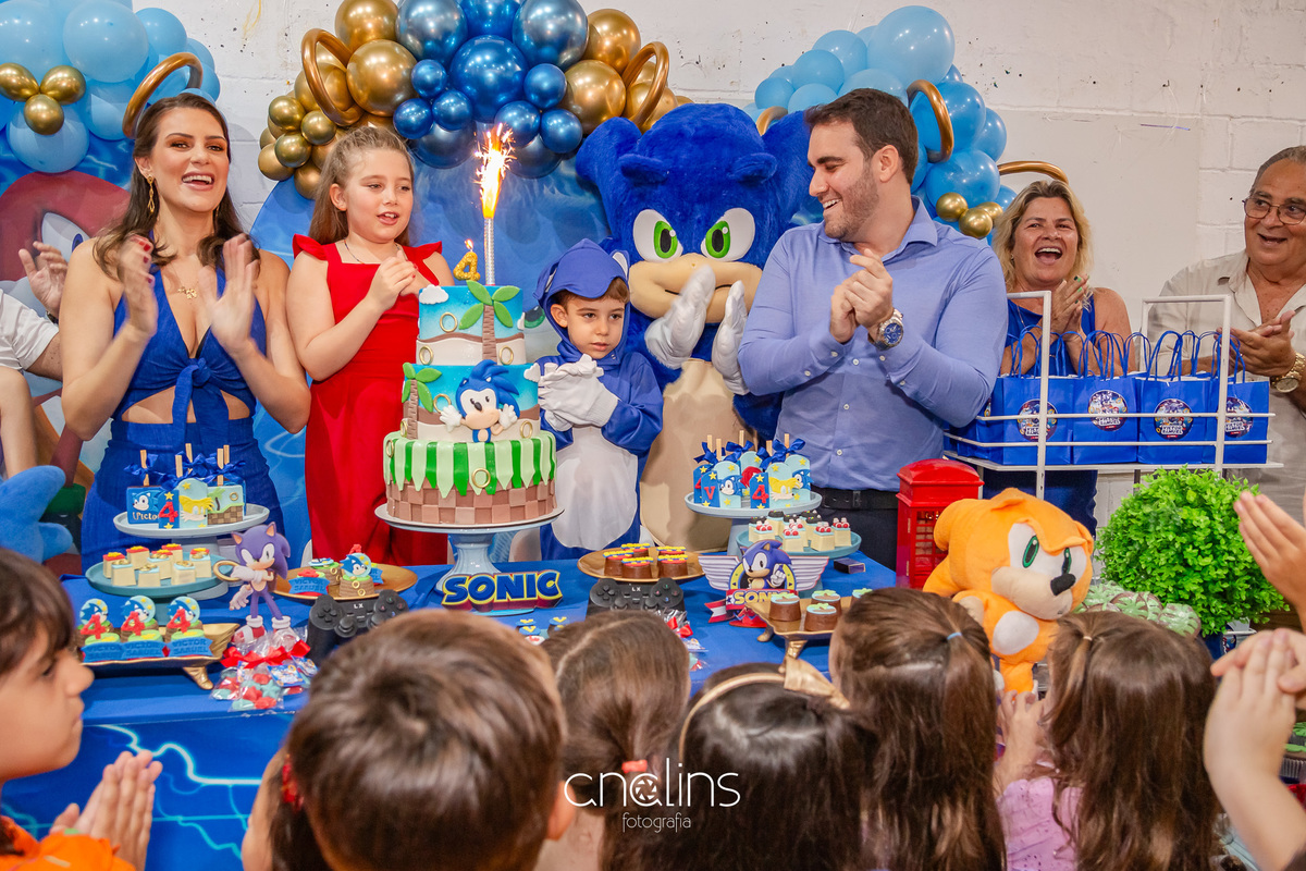 parabéns festa sonic