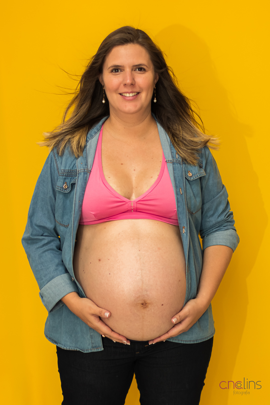 estúdio para gravida em casa