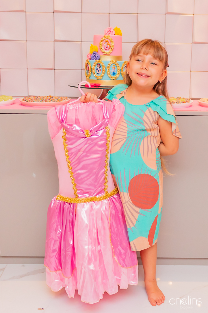 Princesa e seu vestido