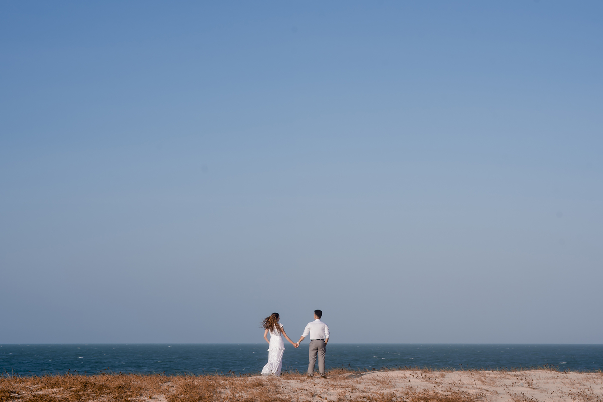 Ensaio pre wedding Porto das Dunas em Aquiraz