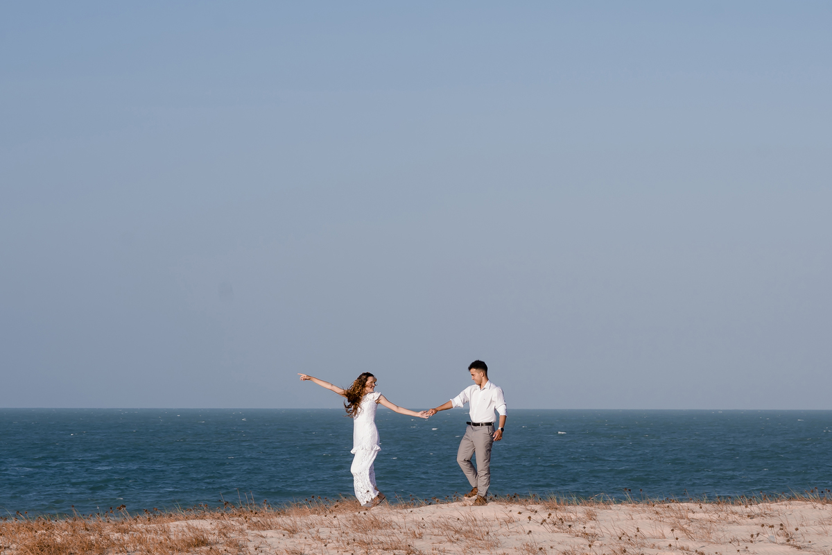 Ensaio pre wedding Porto das Dunas em Aquiraz