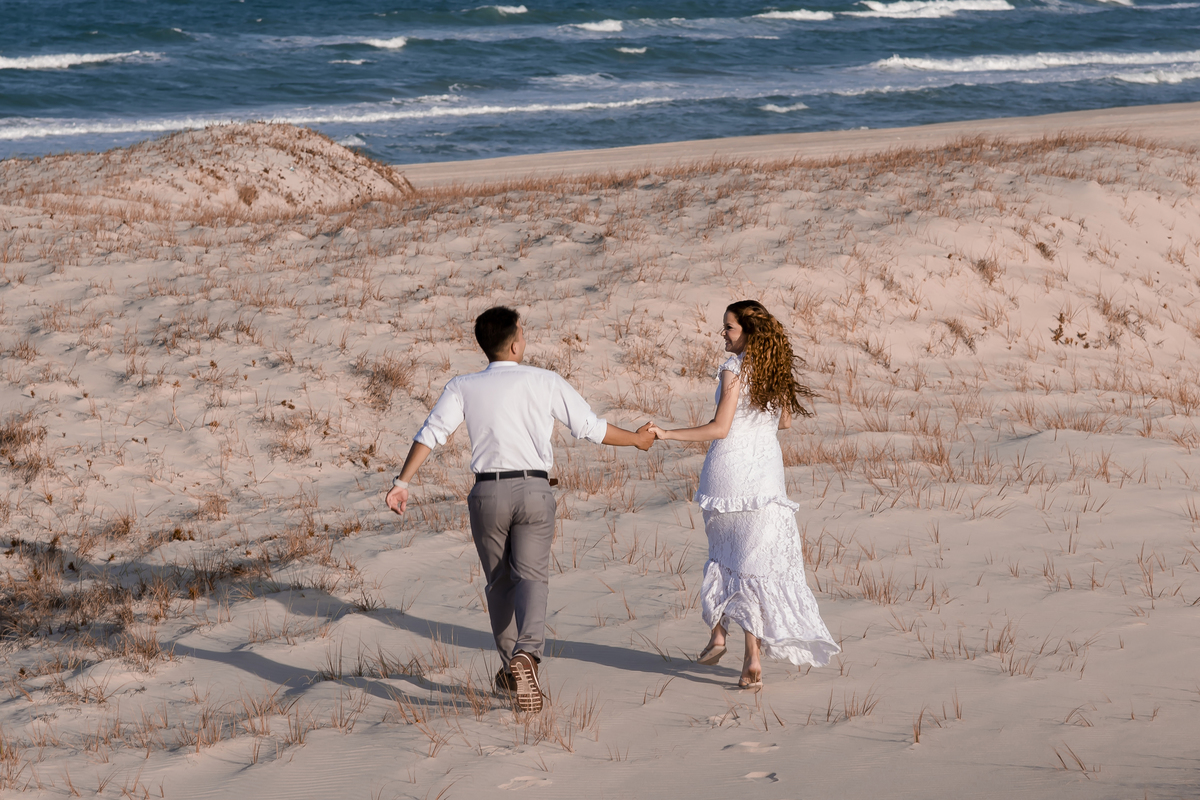 Ensaio pre wedding Porto das Dunas em Aquiraz