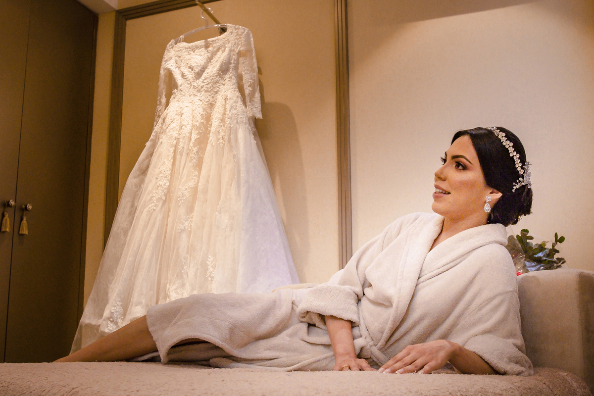 Making of da noiva no salão em Fortaleza