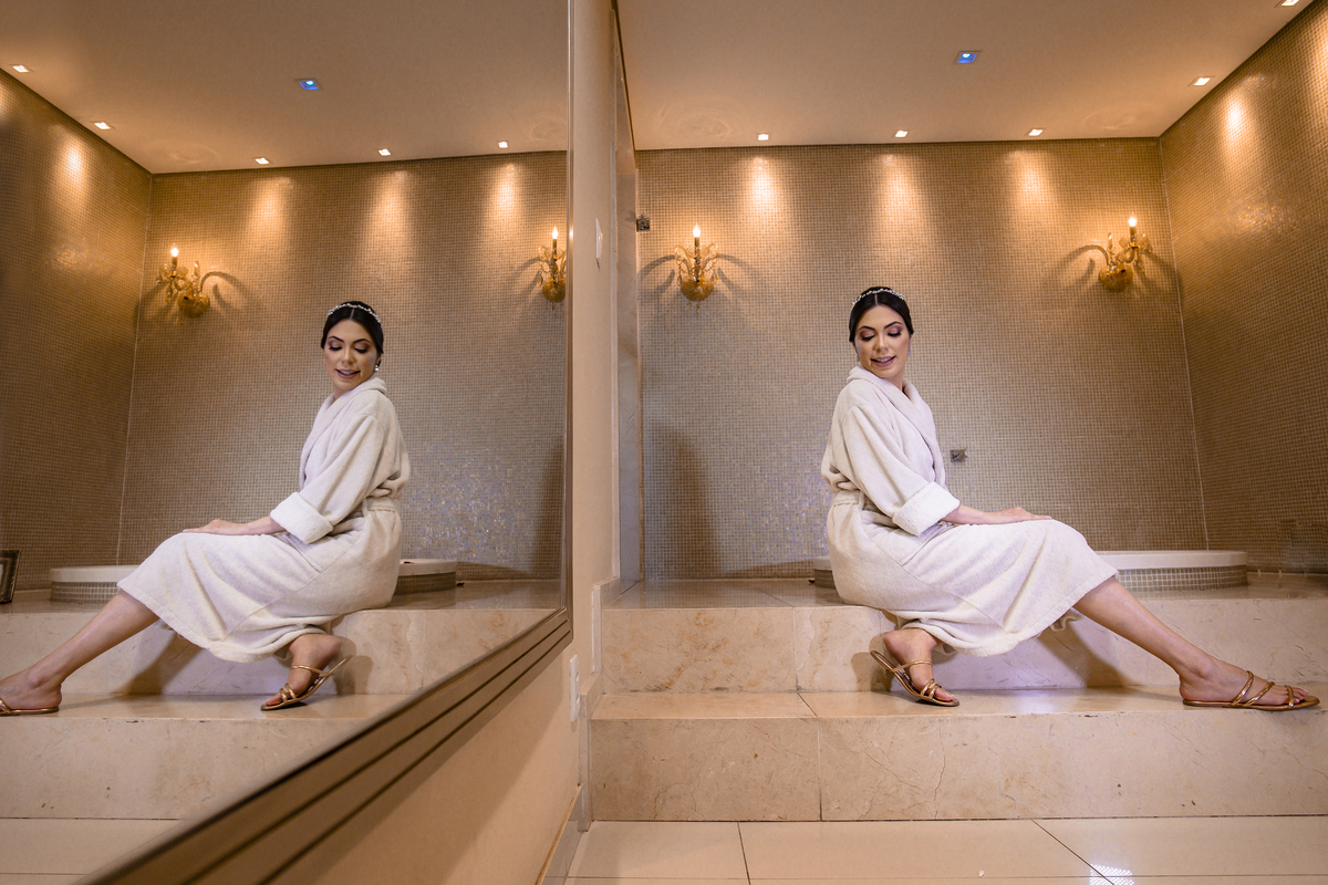 Making of da noiva no salão em Fortaleza