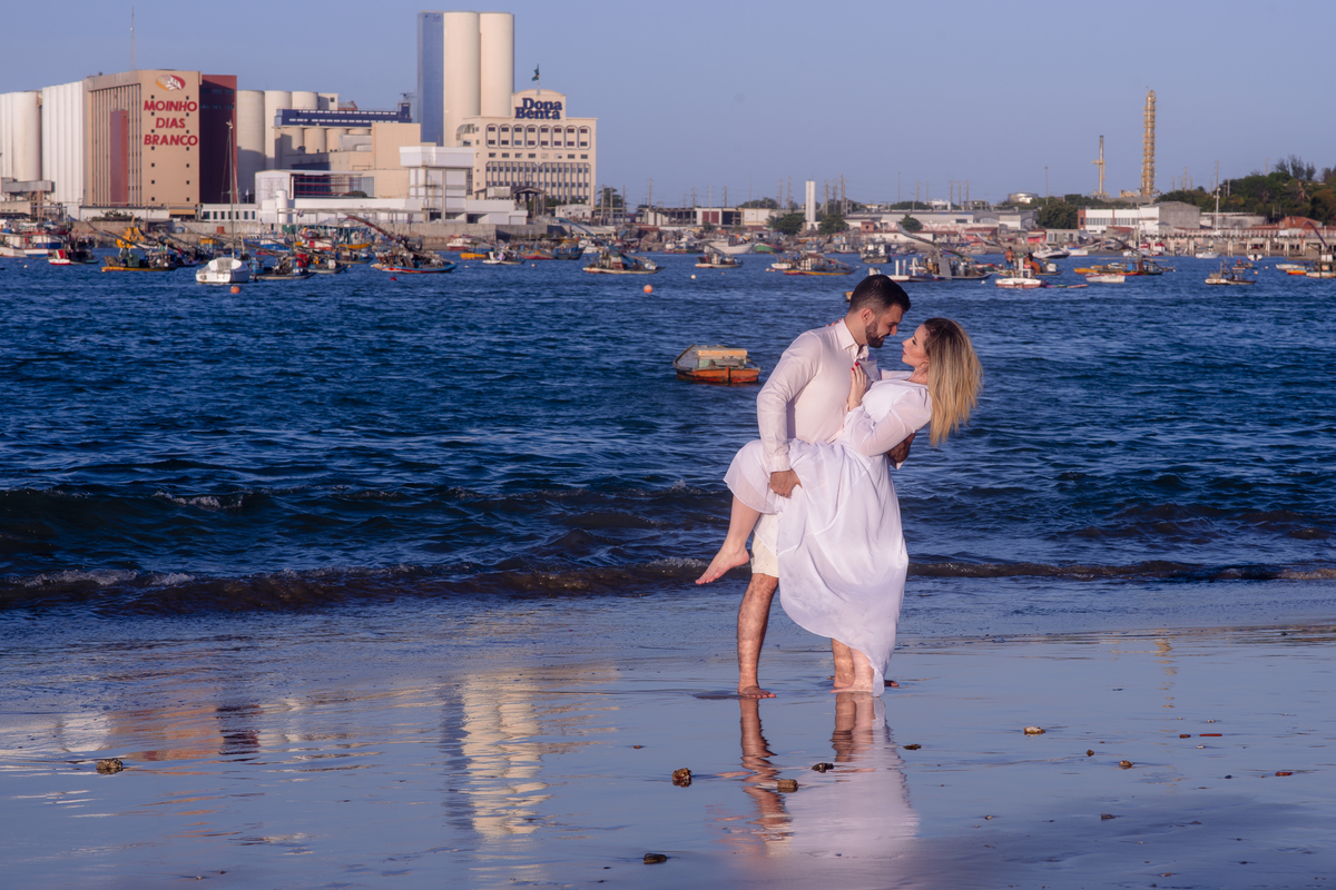 Ensaio noivos na praia