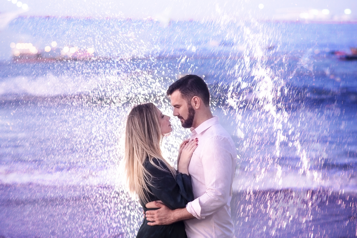 Ensaio noivos na praia