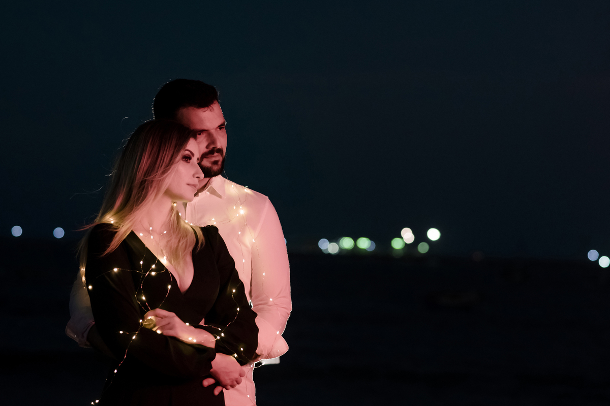 Ensaio noivos na praia