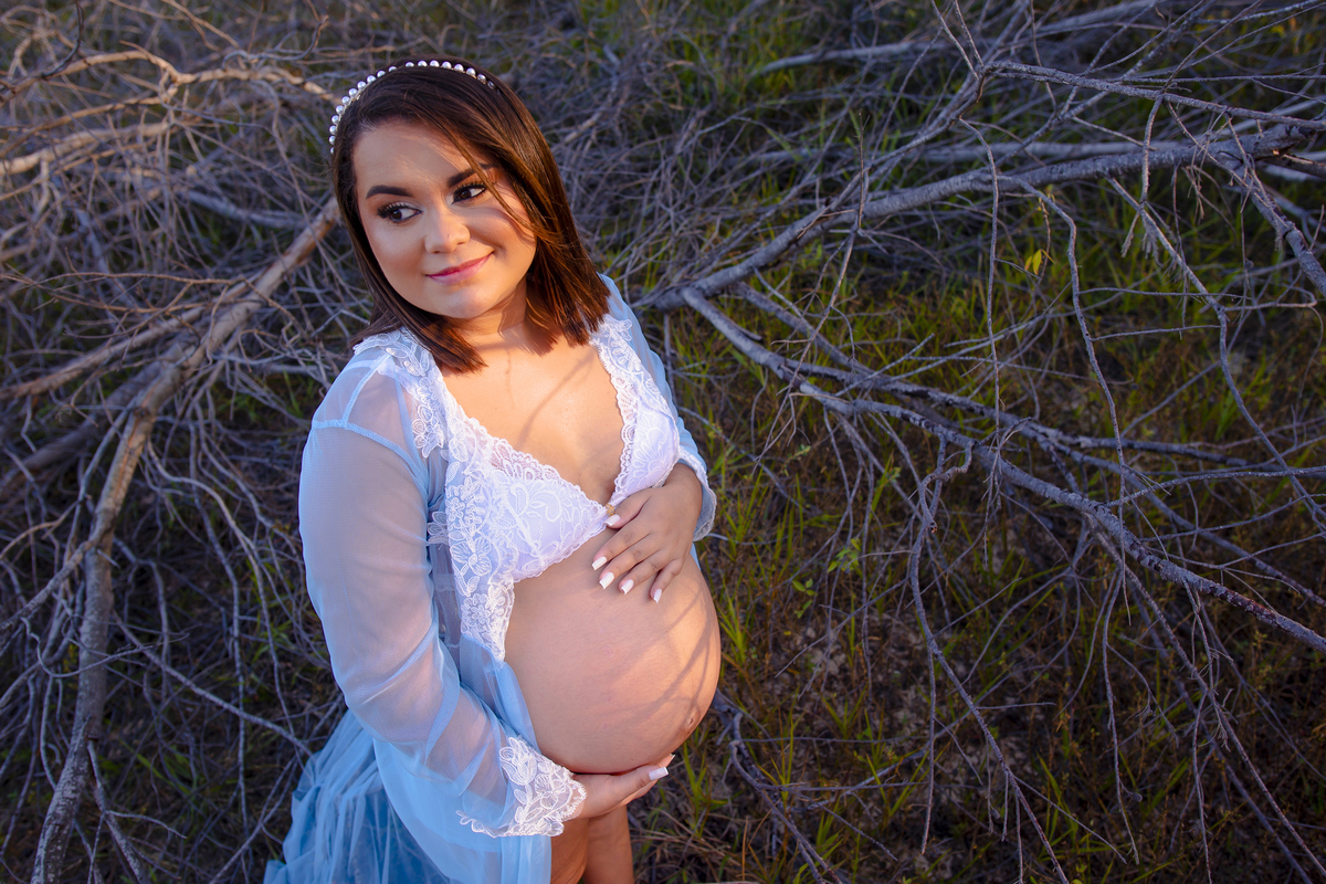 Fotografia gestante no Combuco