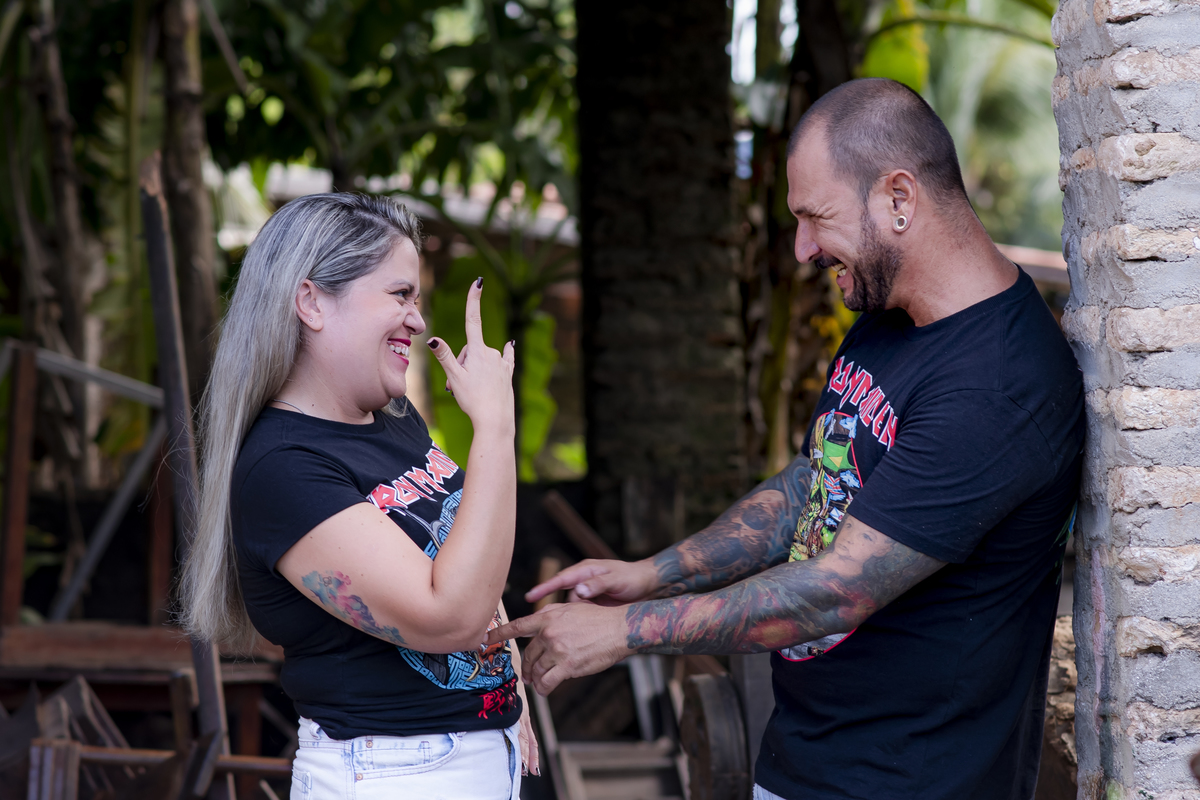 Ensaio pre casamento no campo