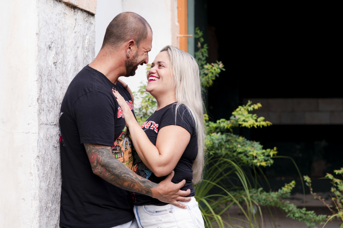 Ensaio pre casamento no campo