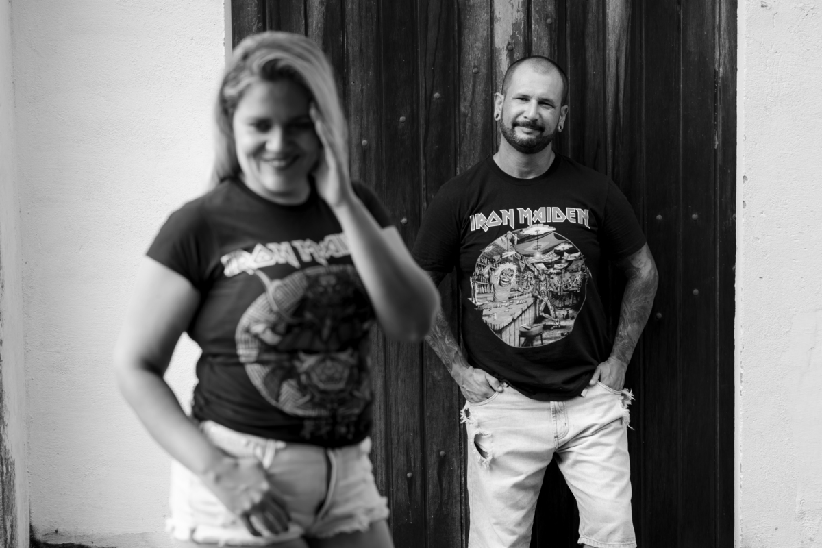 Ensaio pre casamento no campo